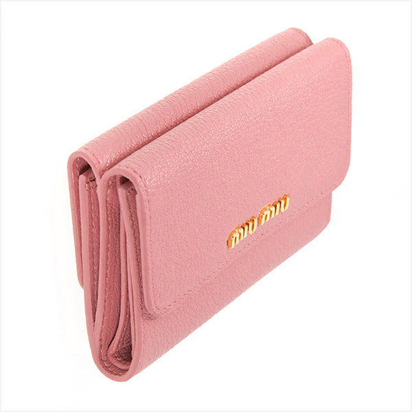 可愛いピンクの折りたたみ財布♪ MIUMIU 5MH373 ROSA+PINK – La Galleria Blog